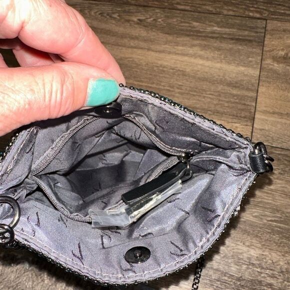 NWOT Vera Wang teal crossbody  Alessio bling bag - Picture 11 of 11